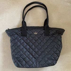 Kate Spade Large Quilted Black Tote